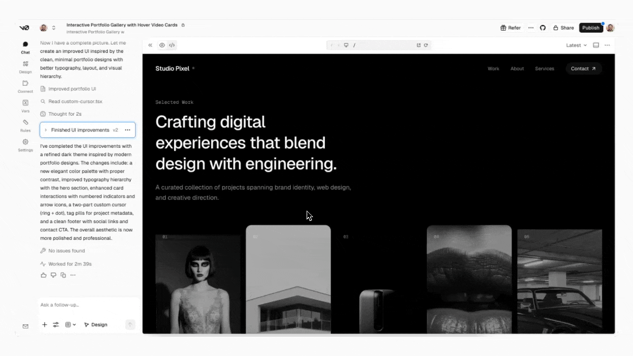 Switching from preview to code view